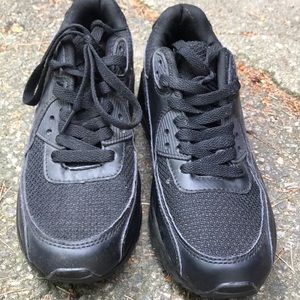 Black sneakers